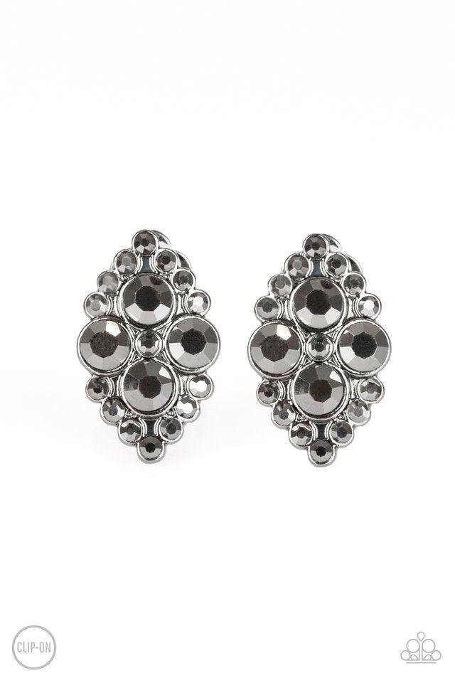 Paparazzi Accessories - City Gardens - Black Earrings 