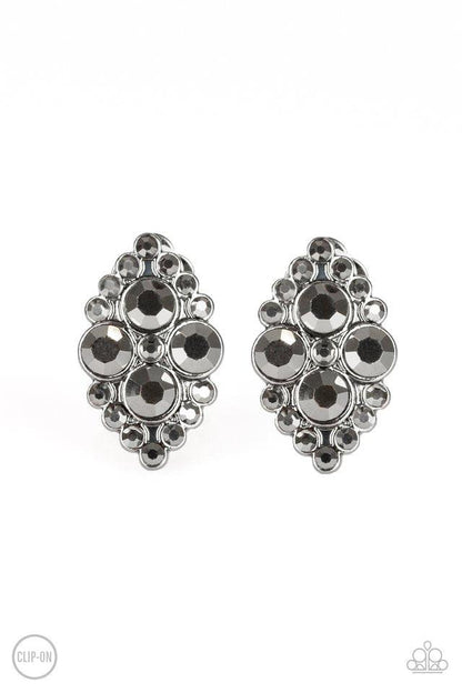 Paparazzi Accessories - City Gardens - Black Earrings 