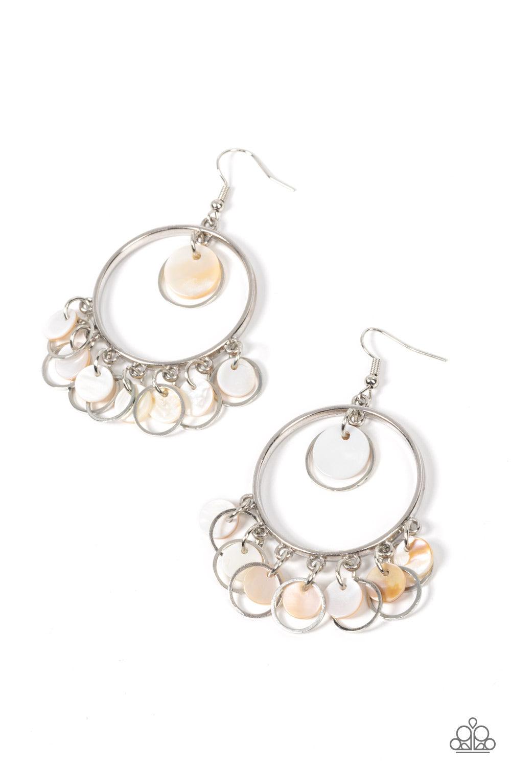 Cabana Charm White Earrings - Jewelry by Bretta - Jewelry by Bretta