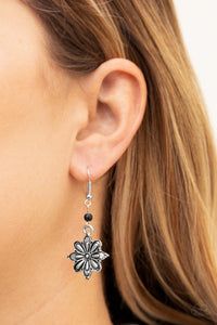 CACTUS BLOSSOM Black Earrings - Jewelry By Bretta - Jewelry by Bretta