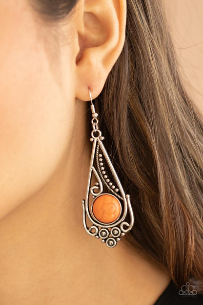 Canyon Climate Orange Earrings - Jewelry By Bretta - Jewelry by Bretta
