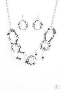 Capital Contour Silver Necklace - Jewelry by Bretta - Jewelry by Bretta