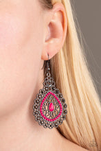 Carnival Courtesan Pink Earrings - Jewelry by Bretta - Jewelry by Bretta