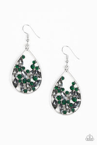 Cash or Crystal? Green Earrings - Jewelry by Bretta - Jewelry by Bretta