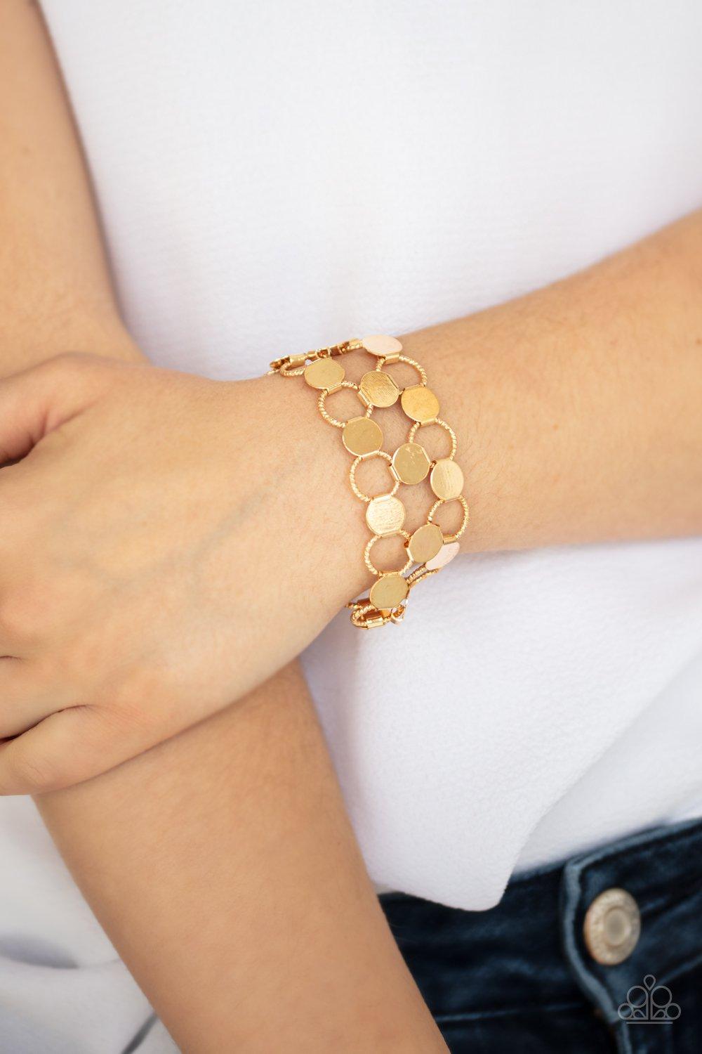 Molten Mogul Green Bracelet - Jewelry by Bretta