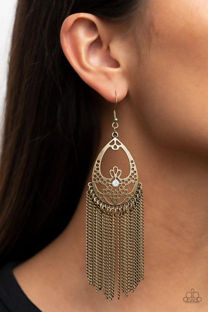 Castle Cottage Brass Earrings - Jewelry by Bretta - Jewelry by Bretta