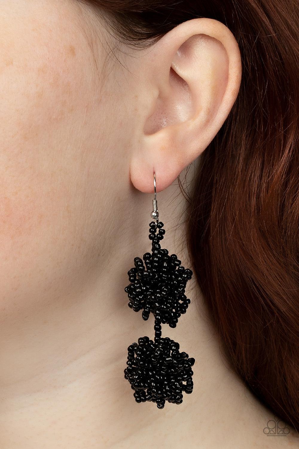 Celestial Collision Black Earrings - Jewelry by Bretta - Jewelry by Bretta