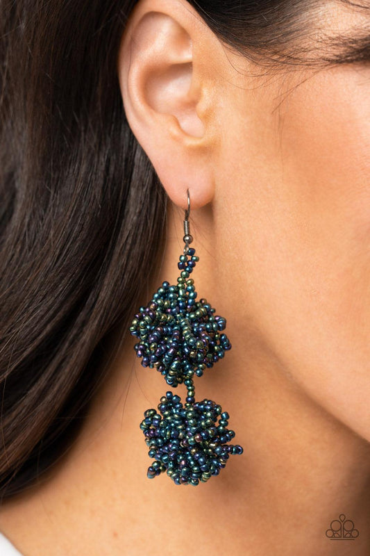 Celestial Collision Multi Oil Spill Earrings - Jewelry by Bretta - Jewelry by Bretta