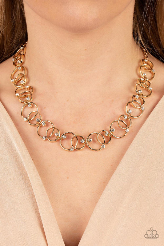 Center of My Universe Gold Necklace - Jewelry by Bretta - Jewelry by Bretta