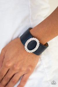 Center Stage Starlet Blue Wrap Bracelet - Jewelry by Bretta - Jewelry by Bretta