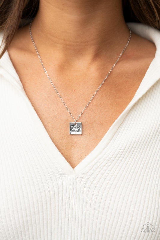 Chaos Coordinator Silver Necklace - Jewelry by Bretta - Jewelry by Bretta