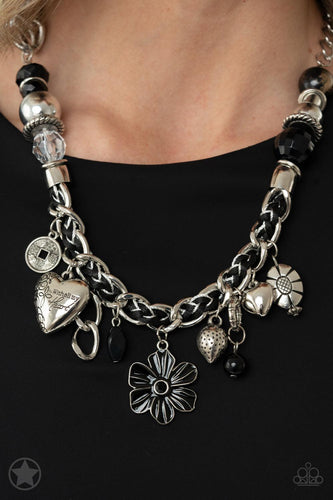 Charmed, I Am Sure Black Necklace - Jewelry by Bretta - Jewelry by Bretta