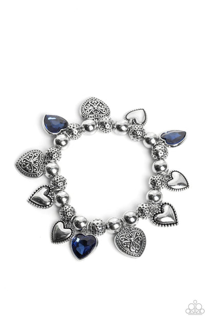 Charming Crush Blue Bracelet - Jewelry by Bretta - Jewelry by Bretta