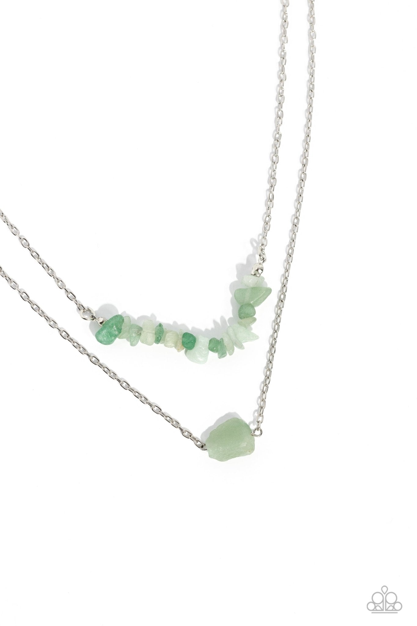 Chiseled Caliber Green Necklace - Jewelry by Bretta - Jewelry by Bretta