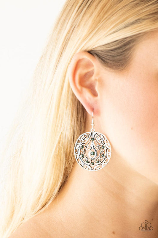 Choose To Sparkle Green Earrings - Jewelry by Bretta - Jewelry by Bretta