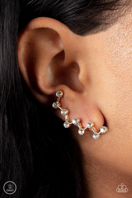 Clamoring Constellations Gold Ear Crawler Earrings - Jewelry by Bretta - Jewelry by Bretta