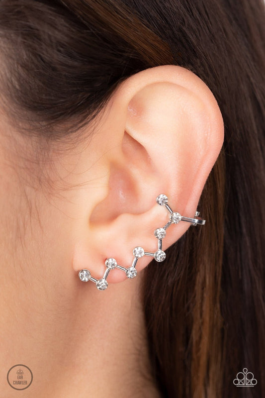 Clamoring Constellations White Earrings - Jewelry by Bretta - Jewelry by Bretta
