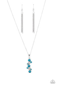 Classically Clustered Blue Necklace - Jewelry by Bretta - Jewelry by Bretta