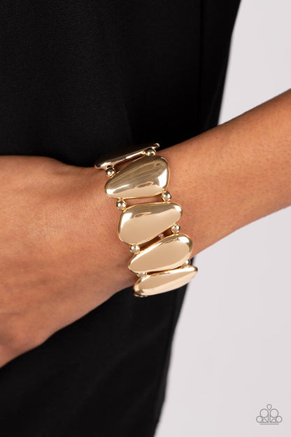 Classy Cave Gold Bracelet - Jewelry by Bretta - Jewelry by Bretta