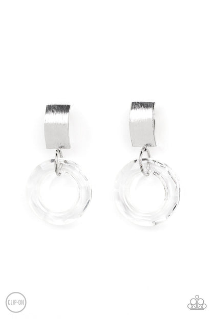 Clear Out! White Clip On Earrings - Jewelry by Bretta - Jewelry by Bretta