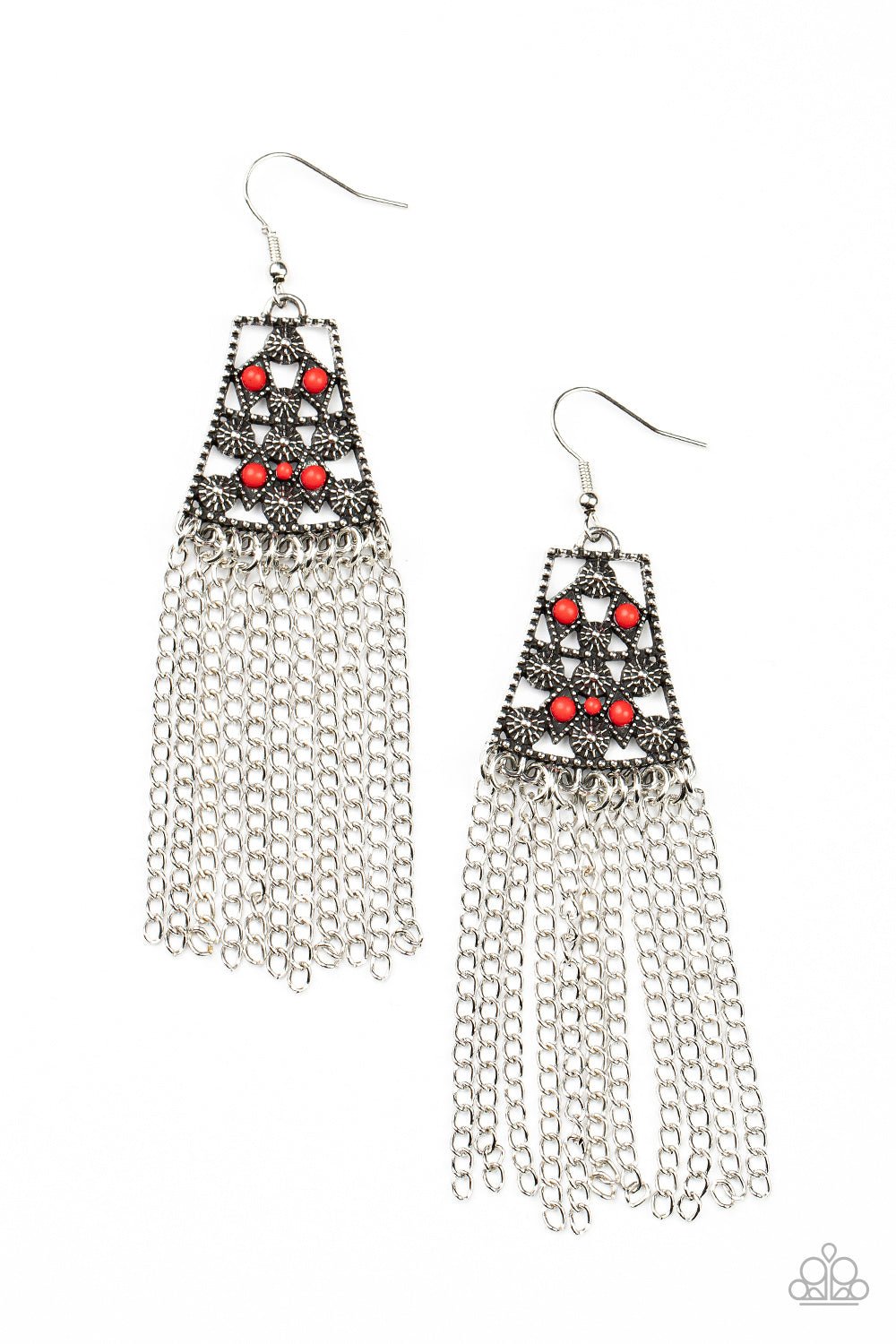 Cleopatras Allure Red Earrings - Jewelry by Bretta - Jewelry by Bretta