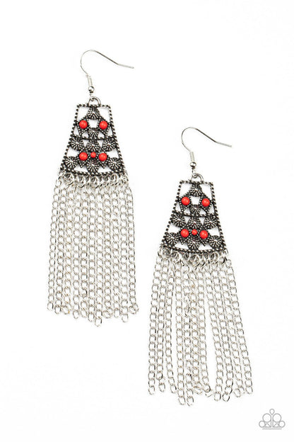 Cleopatras Allure Red Earrings - Jewelry by Bretta - Jewelry by Bretta
