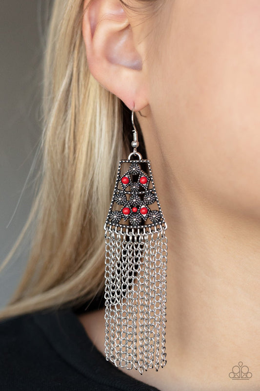 Cleopatras Allure Red Earrings - Jewelry by Bretta - Jewelry by Bretta