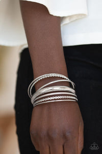 CLIQUE Here Silver-Bangle Bracelets - Jewelry by Bretta - Jewelry by Bretta