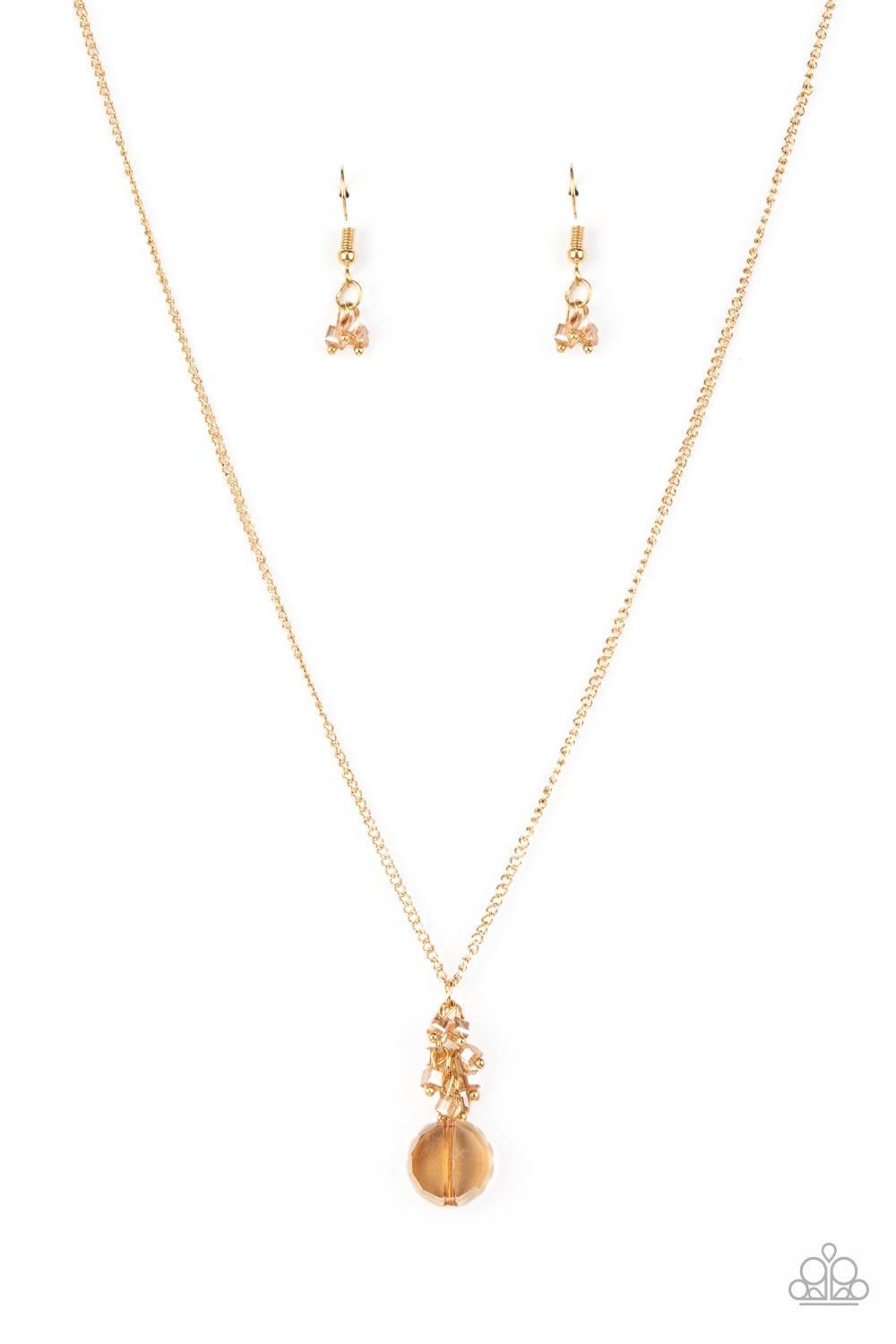 Clustered Candescence Gold Necklace - Jewelry by Bretta