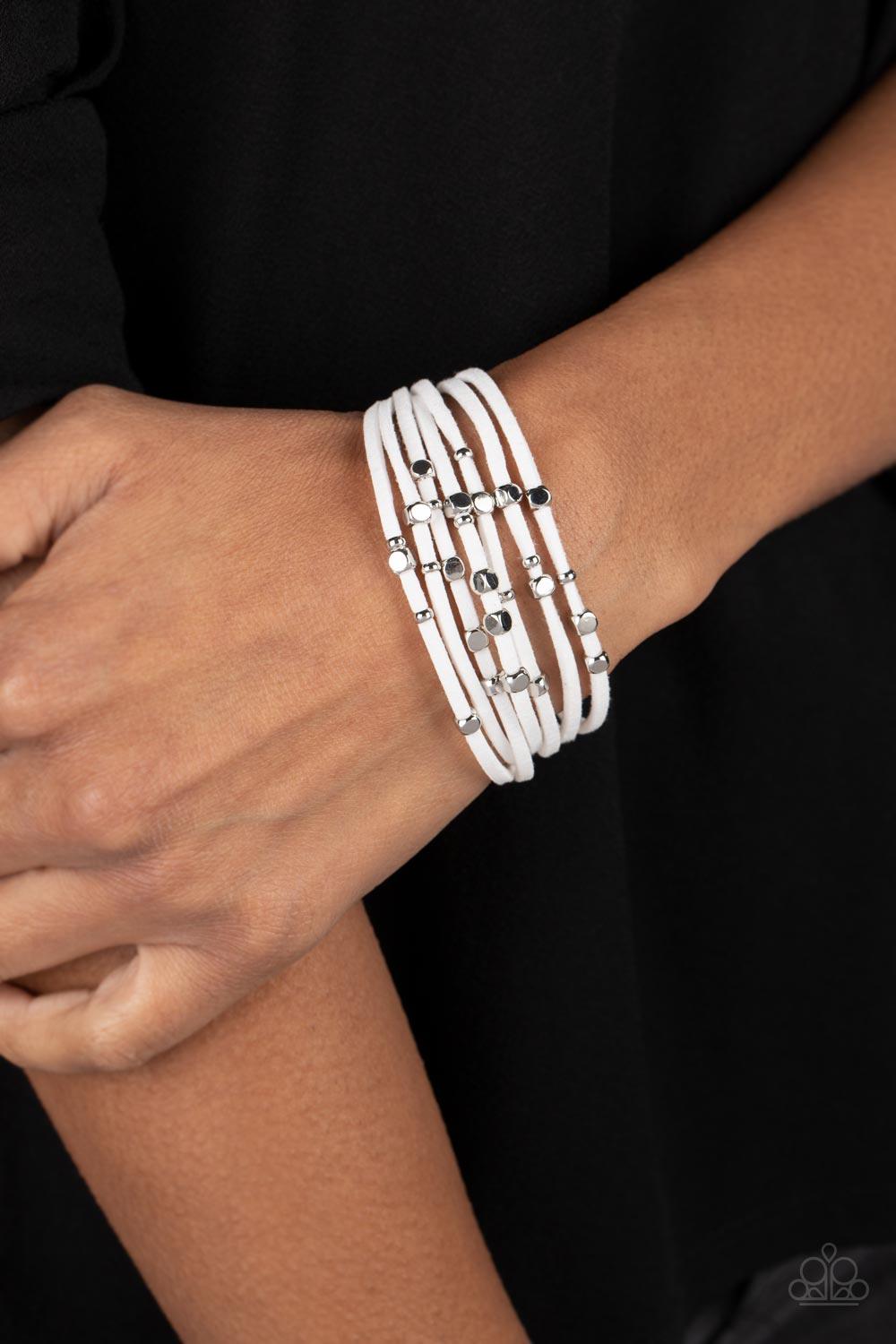 Clustered Constellations White Bracelet - Jewelry by Bretta - Jewelry by Bretta