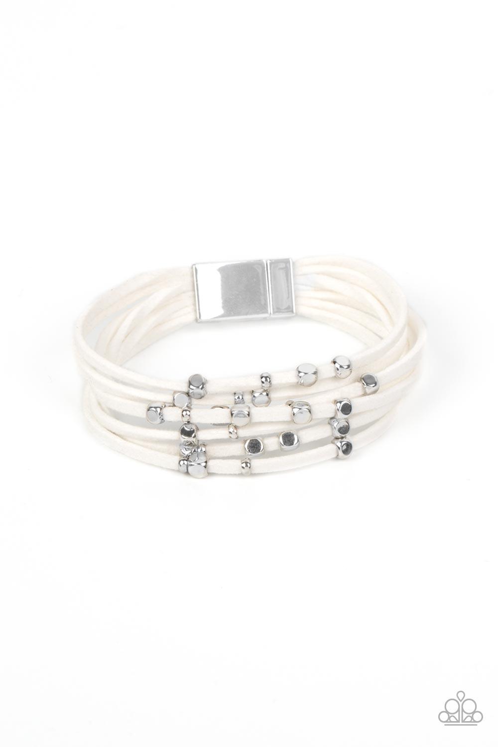 Clustered Constellations White Bracelet - Jewelry by Bretta - Jewelry by Bretta