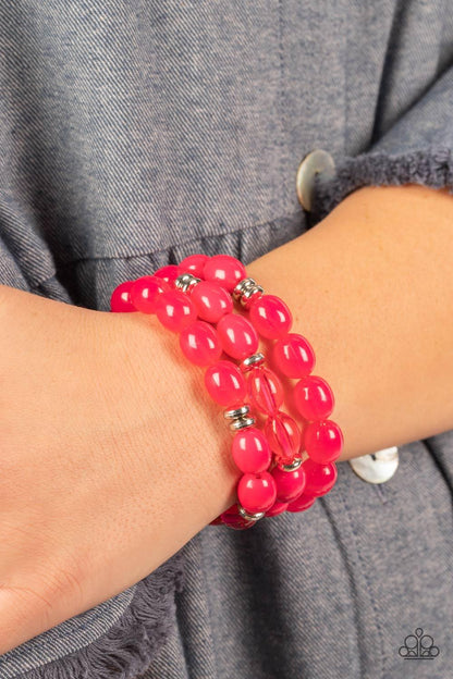 Coastal Coastin Pink Bracelet - Jewelry by Bretta - Jewelry by Bretta