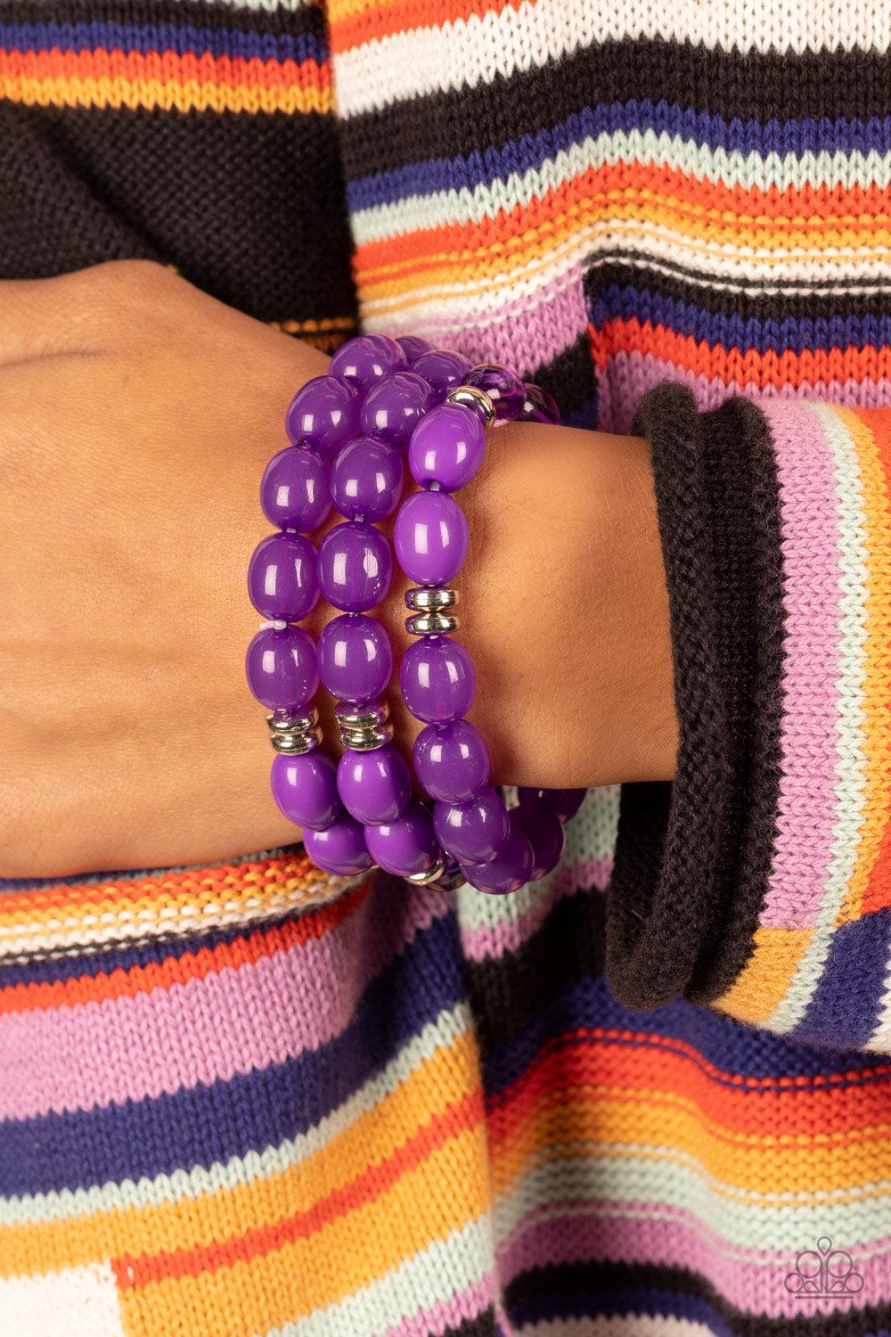 Coastal Cruise Purple Necklace - Jewelry by Bretta - Jewelry by Bretta