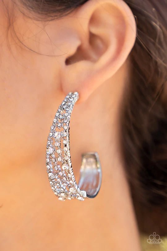 Cold As Ice White Earrings - Jewelry by Bretta - Jewelry by Bretta