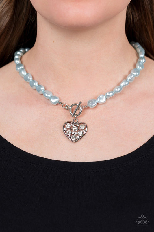 Color Me Smitten Blue Heart Necklace - Jewelry by Bretta - Jewelry by Bretta