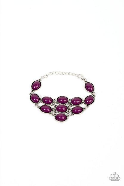 Color Wheel Garden Purple Bracelet - Jewelry by Bretta - Jewelry by Bretta
