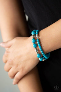 Colorful Collisions Blue Bracelet - Jewelry By Bretta - Jewelry by Bretta