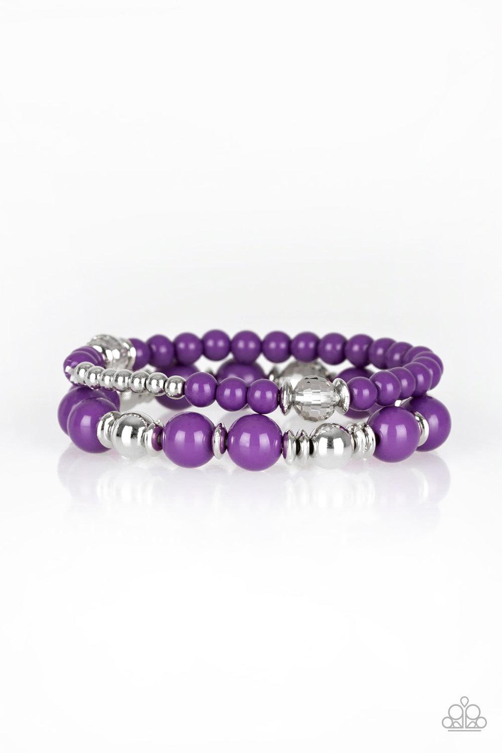Colorful Collisions - Purple Bracelets - Jewelry By Bretta - Jewelry by Bretta