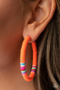 Colorfully Contagious Orange Earrings - Jewelry by Bretta - Jewelry by Bretta