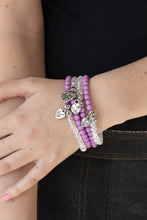Colorfully Cupid Purple Bracelets - Jewelry By Bretta - Jewelry by Bretta