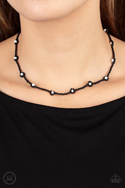 Colorfully Flower Child Black Necklace - Jewelry by Bretta - Jewelry by Bretta
