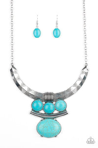 Commander In CHIEFETTE Blue Necklace - Jewelry By Bretta - Jewelry by Bretta