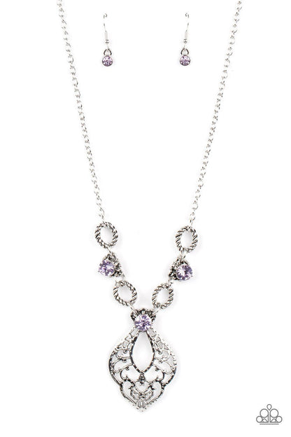 Contemporary Connections Purple Necklace - Jewelry by Bretta - Jewelry by Bretta