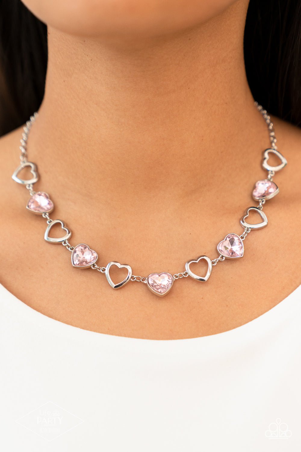 Contemporary Cupid Pink Necklace - Jewelry by Bretta - Jewelry by Bretta