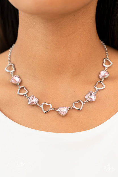 Contemporary Cupid Pink Necklace - Jewelry by Bretta - Jewelry by Bretta