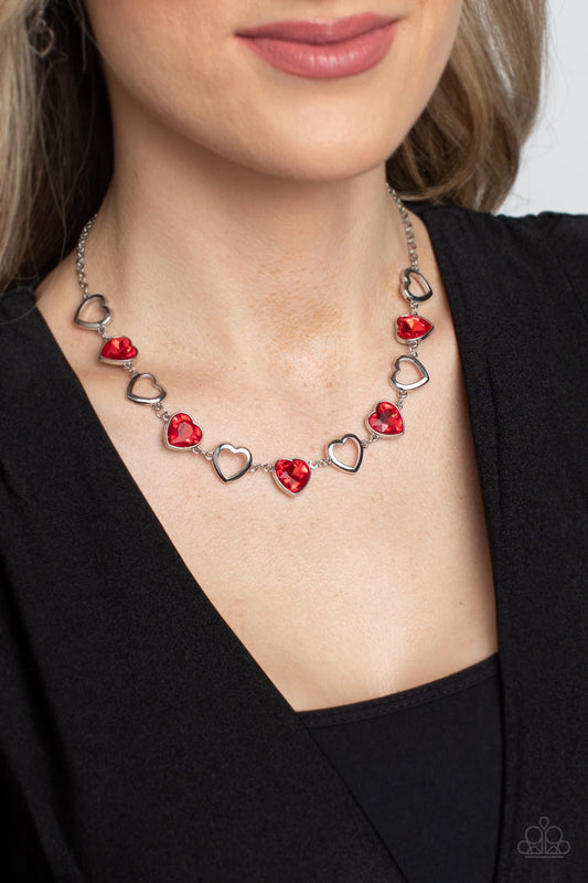 Contemporary Cupid Red Necklace - Jewelry by Bretta - Jewelry by Bretta