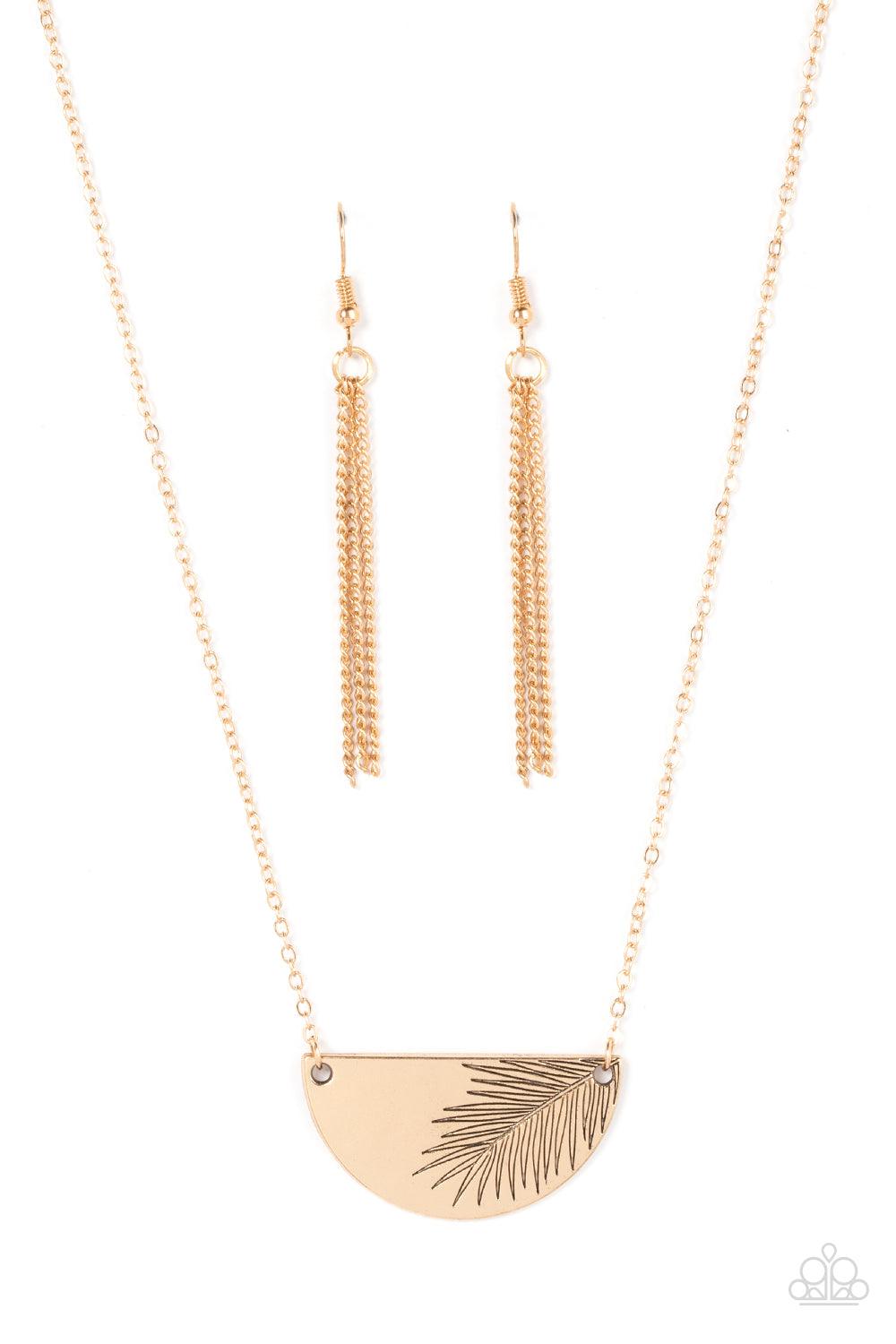 Cool, PALM, and Collected Gold Necklace - Jewelry by Bretta - Jewelry by Bretta