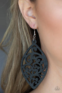 Coral Garden Black Earrings - Jewelry by Bretta - Jewelry by Bretta