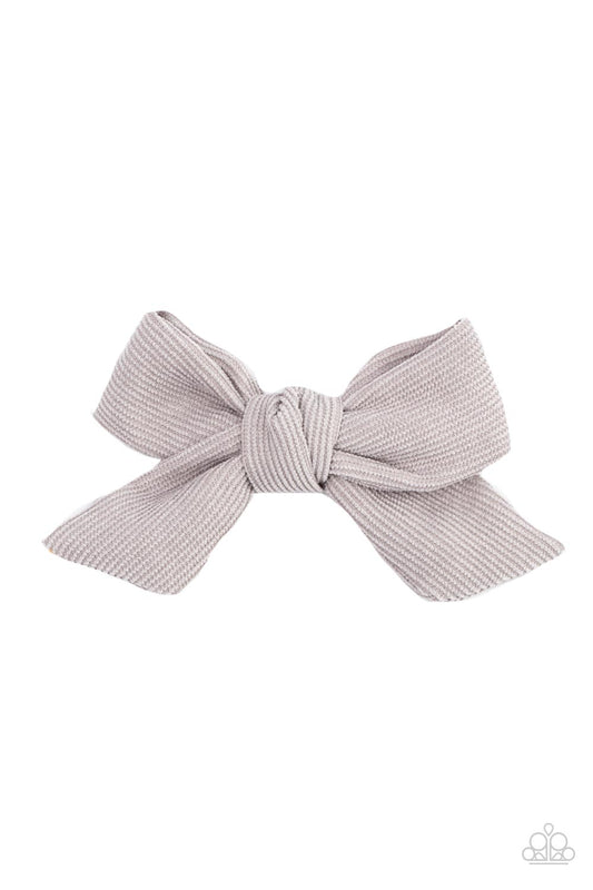 Corduroy Cowgirl Silver Hair Bow - Jewelry by Bretta - Jewelry by Bretta
