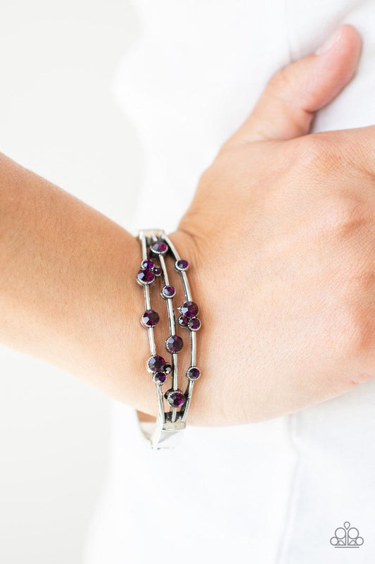 Cosmic Candescence Purple Bracelet - Jewelry by Bretta - Jewelry by Bretta